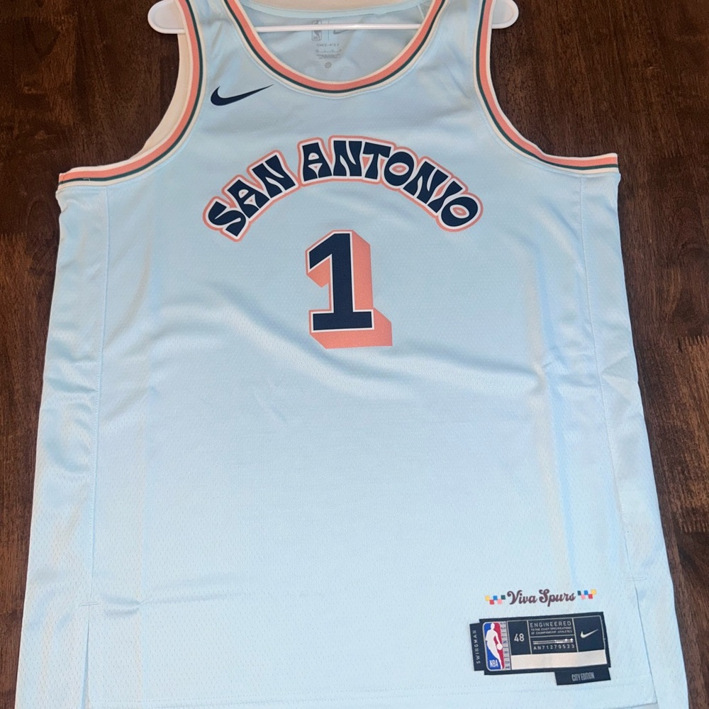 Nike Blue Spurs City Edition Jersey